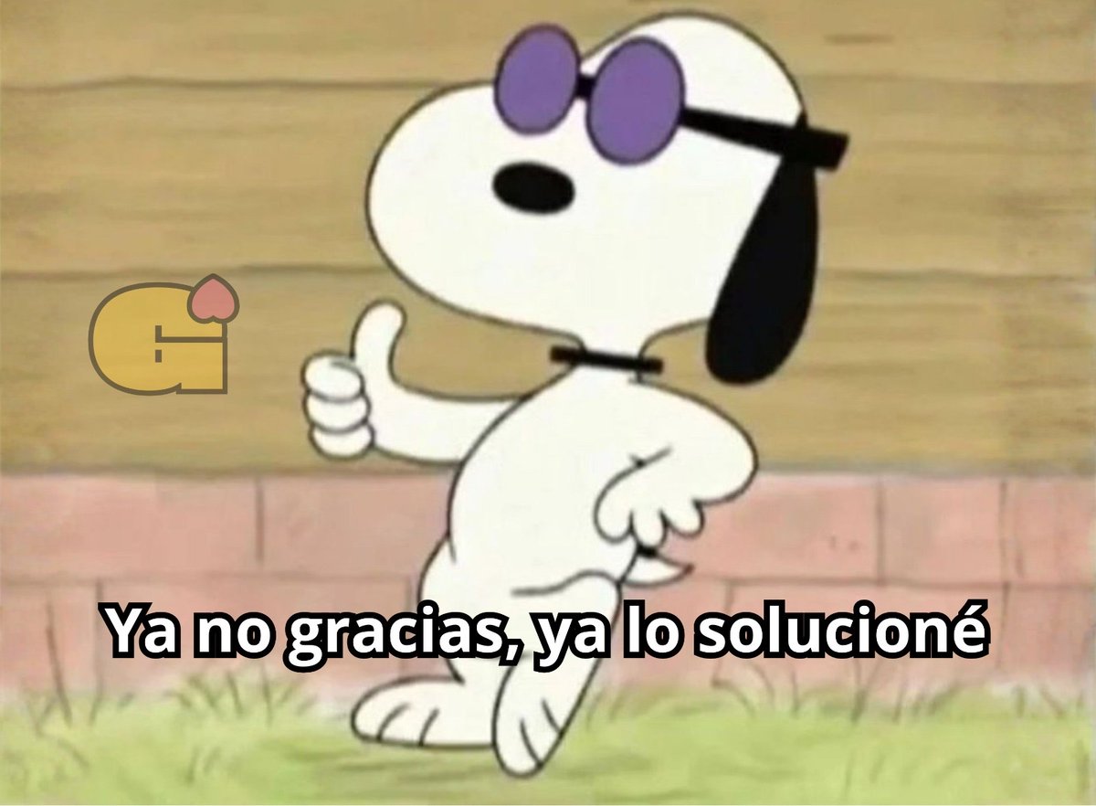 Yo a los 2 segundos de solicitar ayuda:
