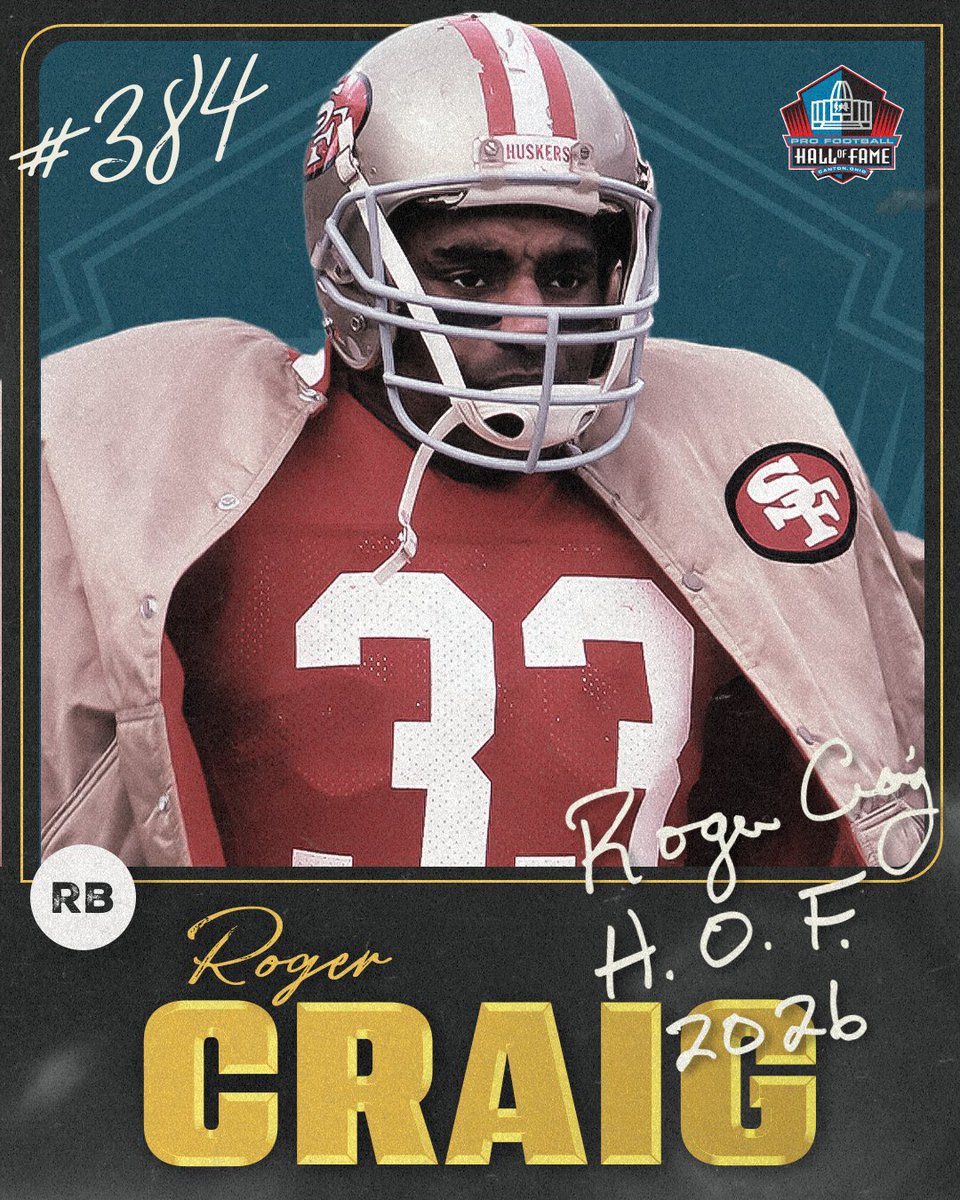 TheSFNiners's tweet photo. Officially Official!

Long overdue for #49ers legend Roger Craig! https://t.co/rXWdJYzjtS