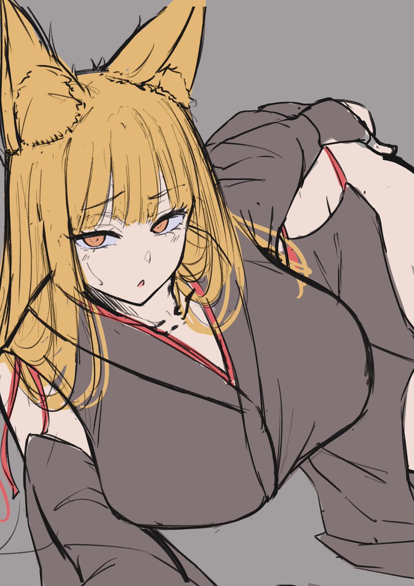 迷ったらとりあえず描くくらいにはお気に入りの稲鈴ちゃん 