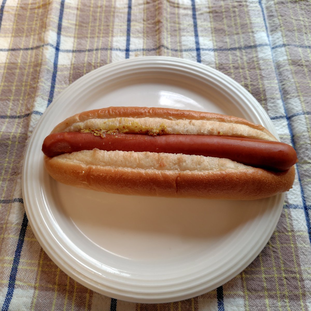 今日のお昼はのジャーマンドッグ！