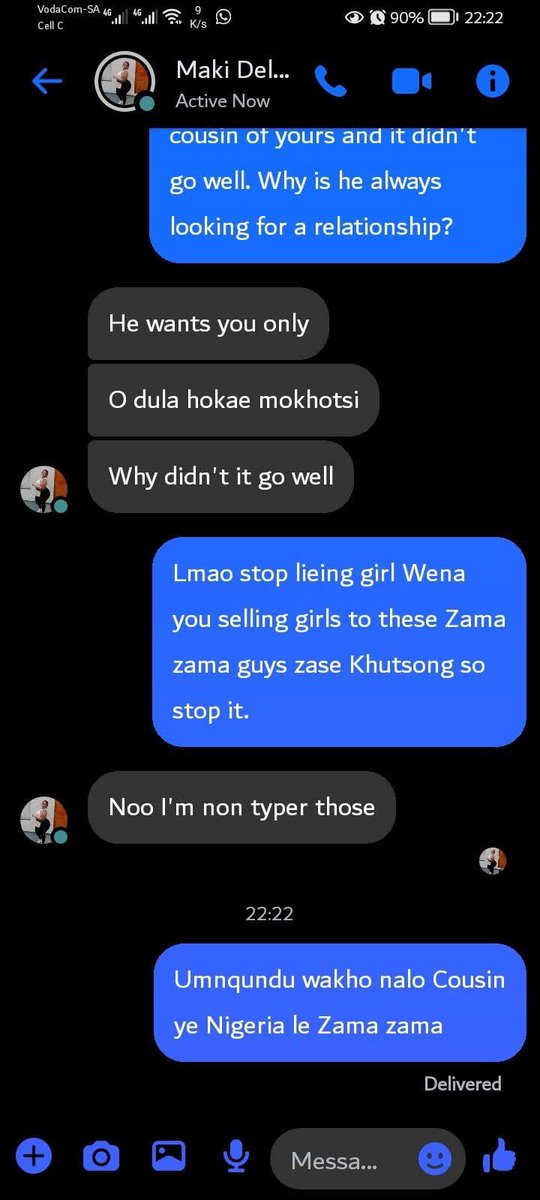 Beware ladies of this Girl she keeps on texting ladies asking for friendship and will tell you that her cousin likes you and will take care of you wara wara only to sell girls to Her Nigerian friends!