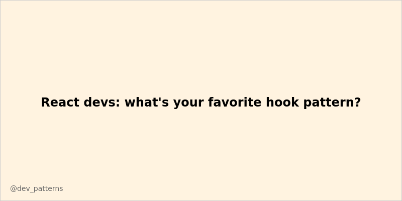 DevPatterns tweet media