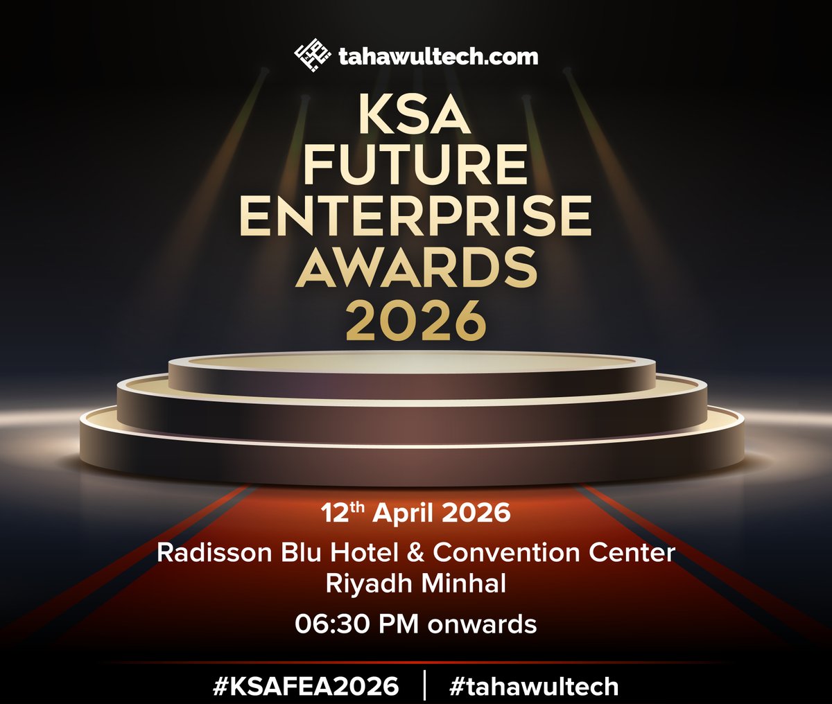 tahawultech's tweet photo. CPI Media and tahawultech are hosting the inaugural Future Enterprise Awards in Riyadh. These awards are designed to recognise IT leaders that are driving digital transformation across the Kingdom.
Learn more below.
https://t.co/34Y654F7Sf
#KSAFEA2026 #tahawultech https://t.co/yRFRCnfRWK