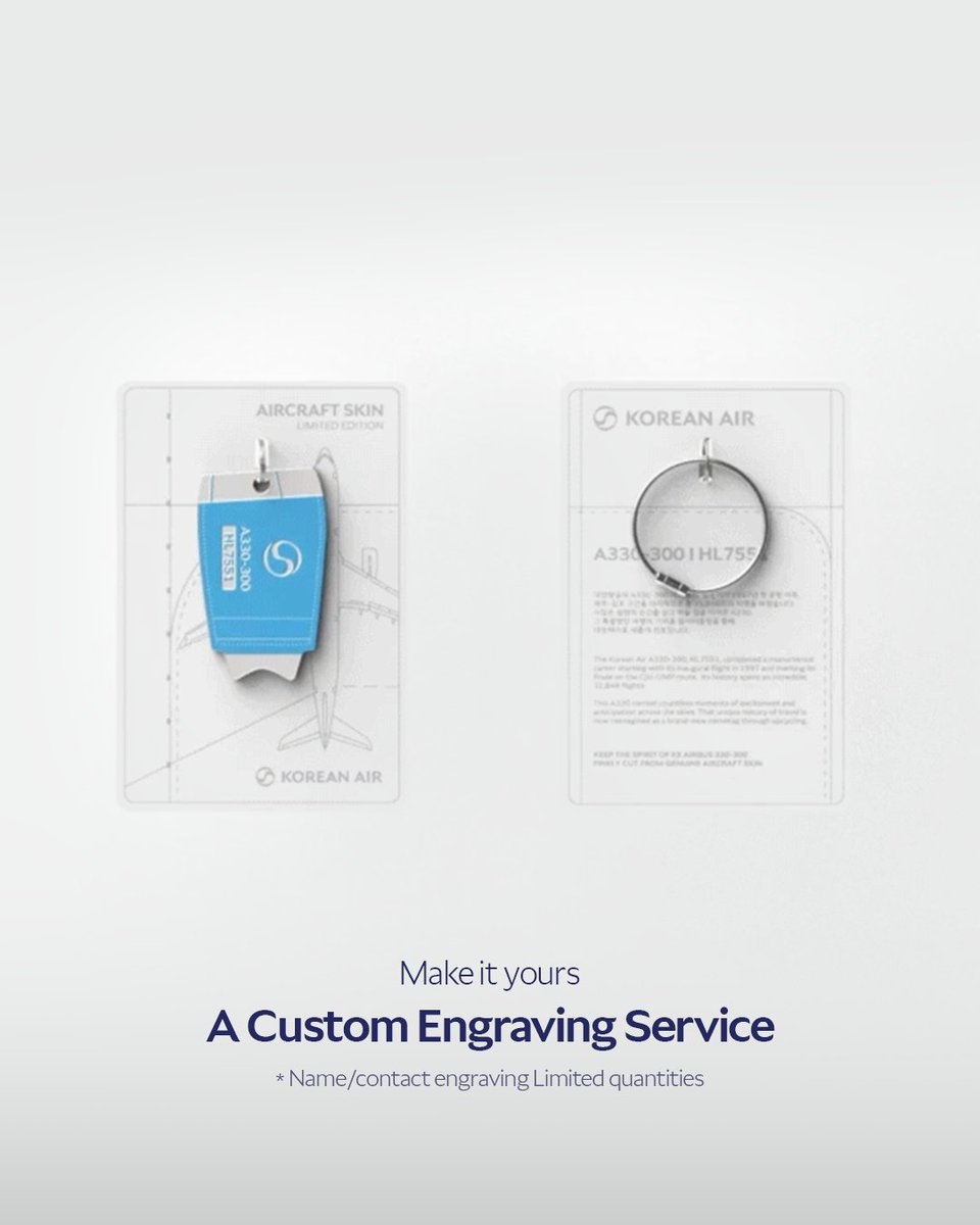 KoreanAir_KE's tweet photo. #AnywhereisPossible #BeyondExcellence #JourneyTogether #BetterTomorrow #KoreanAir #KE #ESG #Sustainability #Upcycling #NameTag https://t.co/4vZXM3UtAz