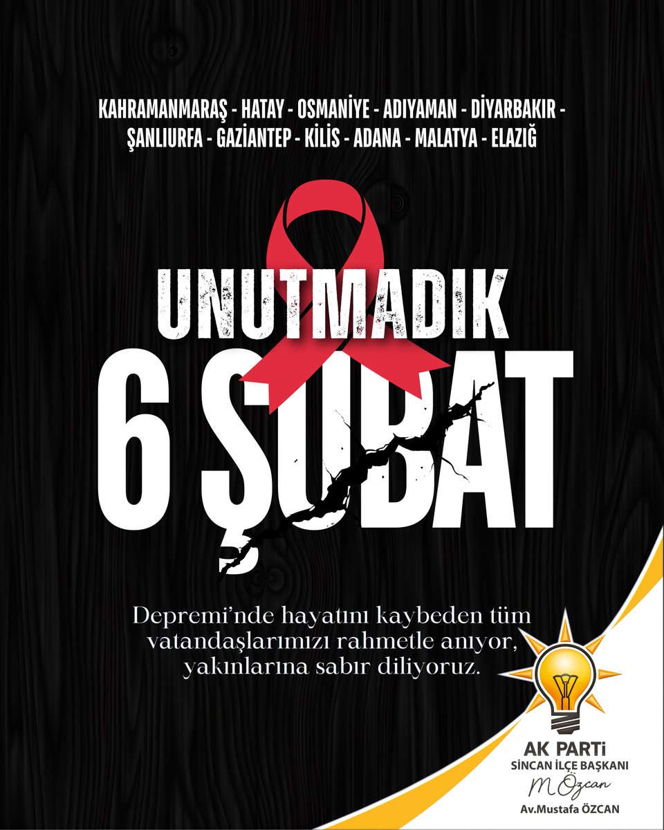 AK Parti Sincan tweet media