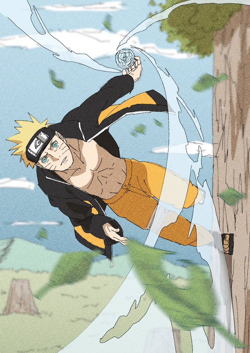 DailyAllNaruto's tweet photo. ✍️ New illustrations of Naruto Uzumaki by the animator Jumper. https://t.co/okxKETTNAD