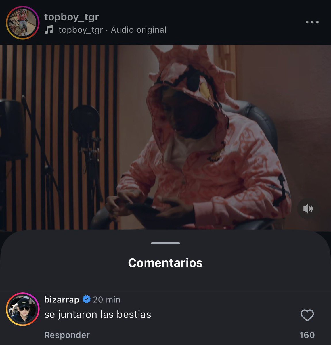 mvsicmvn's tweet image. Bizarrap apoyando el nuevo tema de Topboy TGR junto a Sky Rompiendo. 

👀