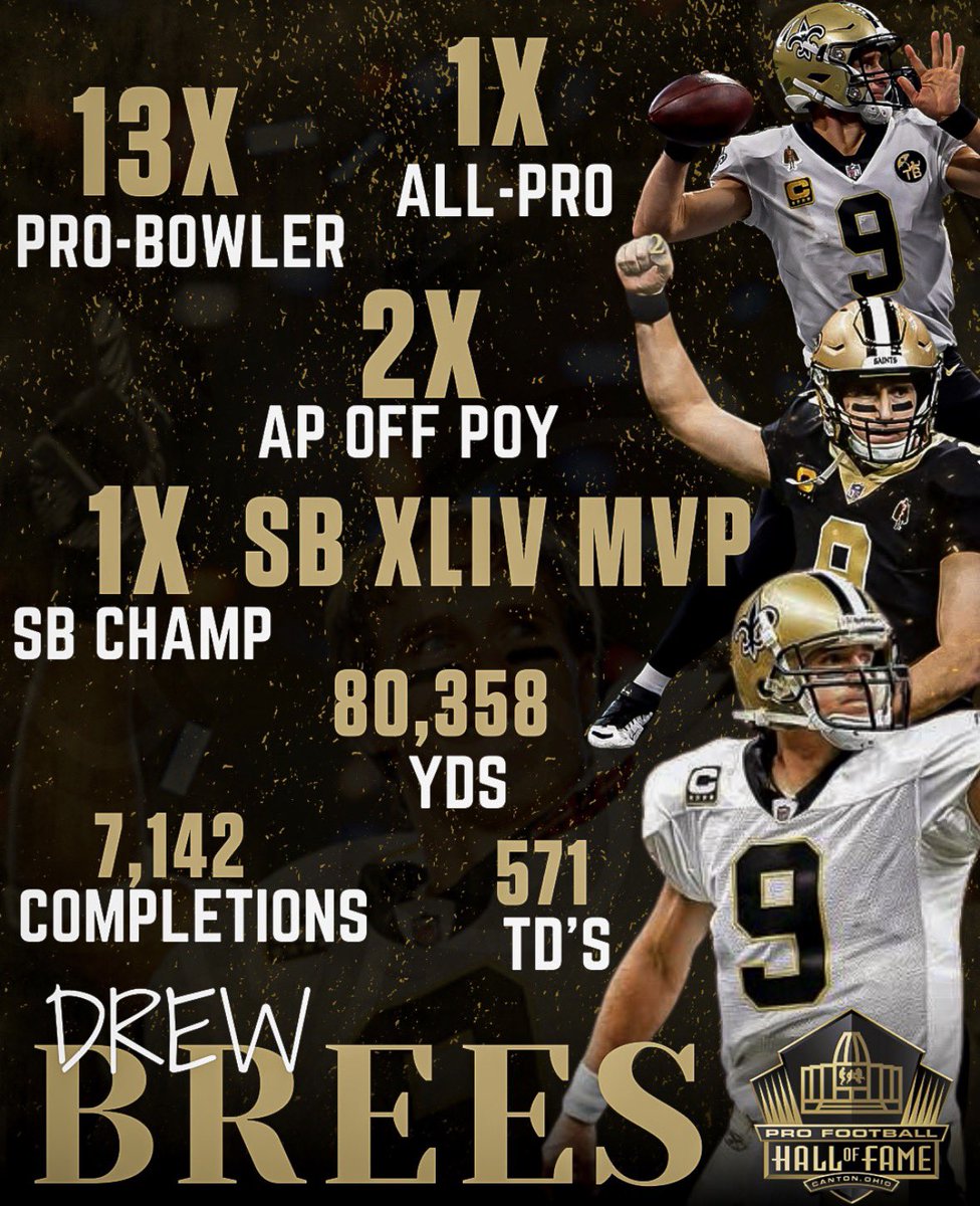 Drew Brees

Hall Of Fame