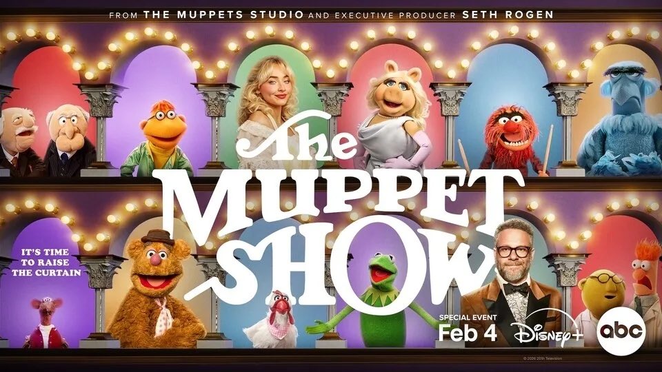 DianaCopito's tweet photo. Gracias @Sethrogen por traer de vuelta el show de los Muppets, mientras yo viva siempre tendrán una fan que vera todo lo que hagan @TheMuppets, @MissPiggy,  @KermitTheFrog 
#muppetshow #sabrinacarpenter #disneyplus https://t.co/kN9vYhuFh4