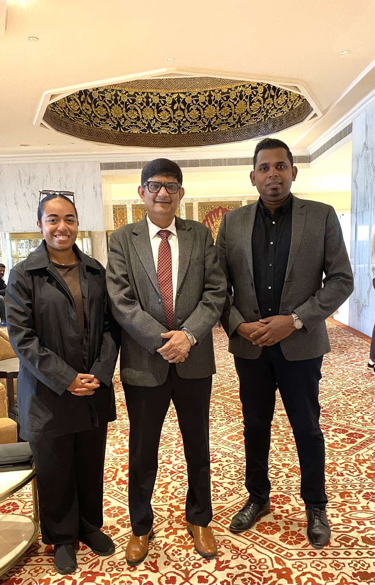 InvestmentFiji's tweet photo. Investment Fiji is moving beyond traditional trade to help transform our raw harvests into premium products. This strategy ensures Fiji’s goods are more competitive and can be sold at a better price in global markets.

In New Delhi, we met with Mr. Praveer Shrivastava, Executive Director of the Plant Based Foods Industry Association (PBFIA). Our goal is to position Fiji as the main hub for making healthy, plant-based food in the Pacific. By bringing expert knowledge to local facilities, we can help our farmers prepare their products.

We also met with Dr. Shivam Sharma, Director of Partnerships and the team at Absolute Biotech to establish a Fiji-India Agri-Industrial Partnership and to discuss how modern science can help Fijian farmers. Absolute specializes in using natural "good bacteria" (microbes) to create natural fertilizers, which helps plants grow healthy without the need for harsh chemicals. We are also exploring how this science can help us understand Kava better, leading to new types of drinks and health products that can be sold globally .

Why These Meetings Matter?
By targeting these specific sectors, we are opening up new markets for Fijian products like Kava, Cassava, and Root Crops. We are not just looking for investment; we are looking for the technology that creates better jobs and a stronger future for all Fijians.

#FijiIndiaRelations #SmartFarming #FijiMade #EconomicGrowth