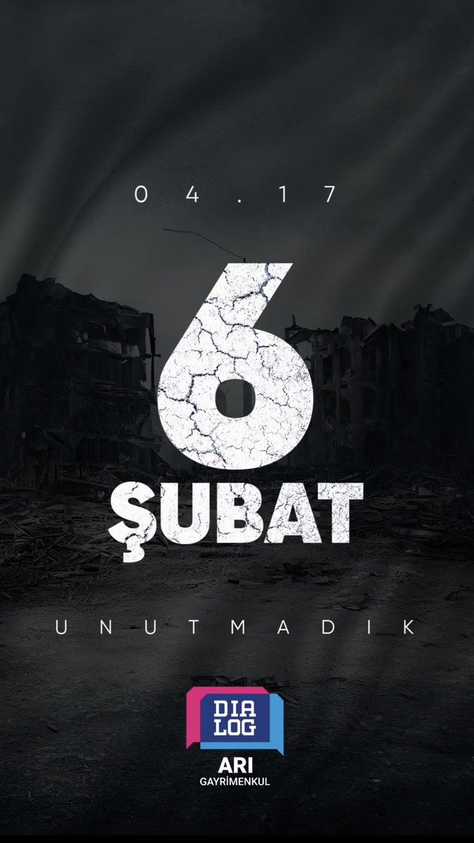 6 Şubat 2023! Hafızalarımızda hep kötü bir gün olarak kaldı! Hayatını kaybeden tüm yurttaşlarımıza Allah'tan rahmet, kederli aileleri ve yakınlarına tekrardan sabırlar diliyorum. Allah insanlığı bir daha öyle kötü bir felaketle karşılaştırmasın! Deprem öldürmez, yapılar öldürür!