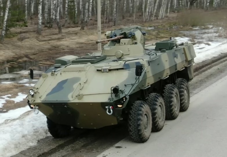 BTR-22 at the WDS 2026 Exhibition. - W - 20 tons - Dimensions 7,560 × ...