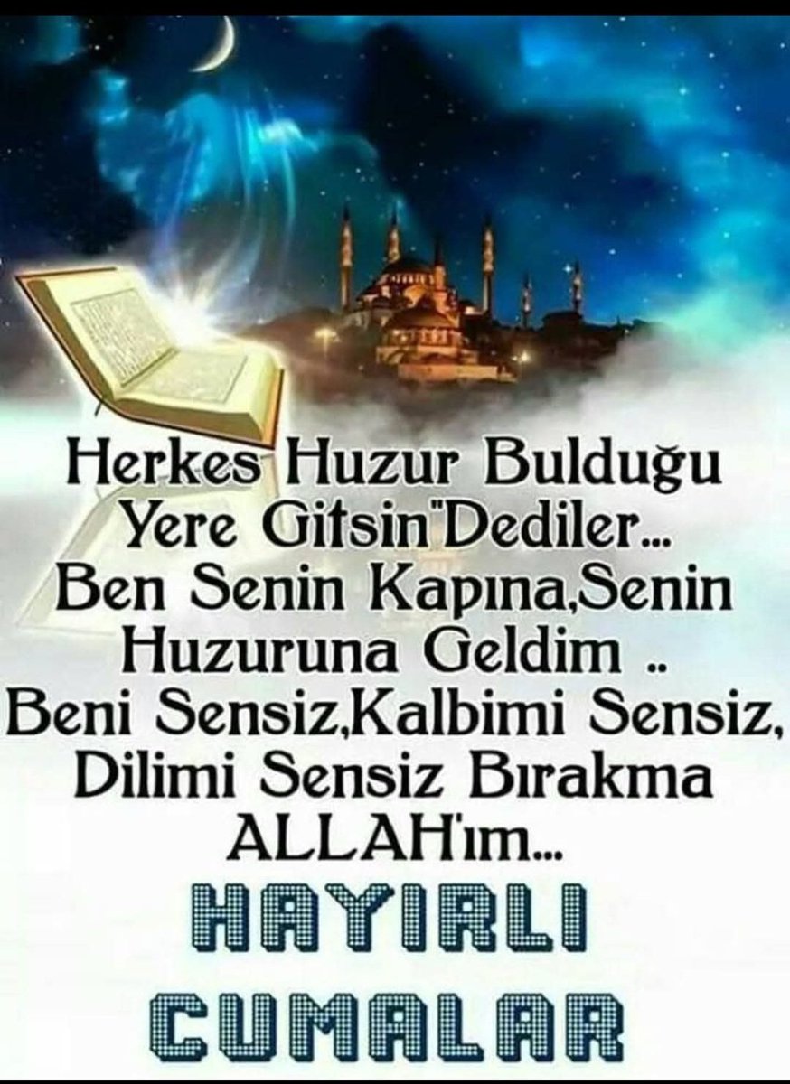 Cumanız Mübarek Olsun İnşaAllah