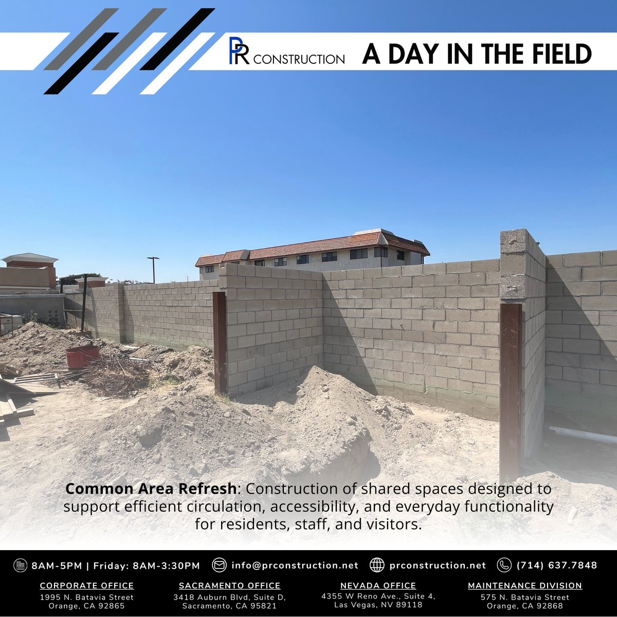 PRConstructionI's tweet photo. Work is underway at Golden Outlook Senior Care as we build interior spaces from the ground up—installing new finishes, flooring, drywall, and common areas.

#CaliforniaBuilders #ArizonaContractors #NevadaConstruction #WAContractor #IDContractors https://t.co/0YoT0fq8NC