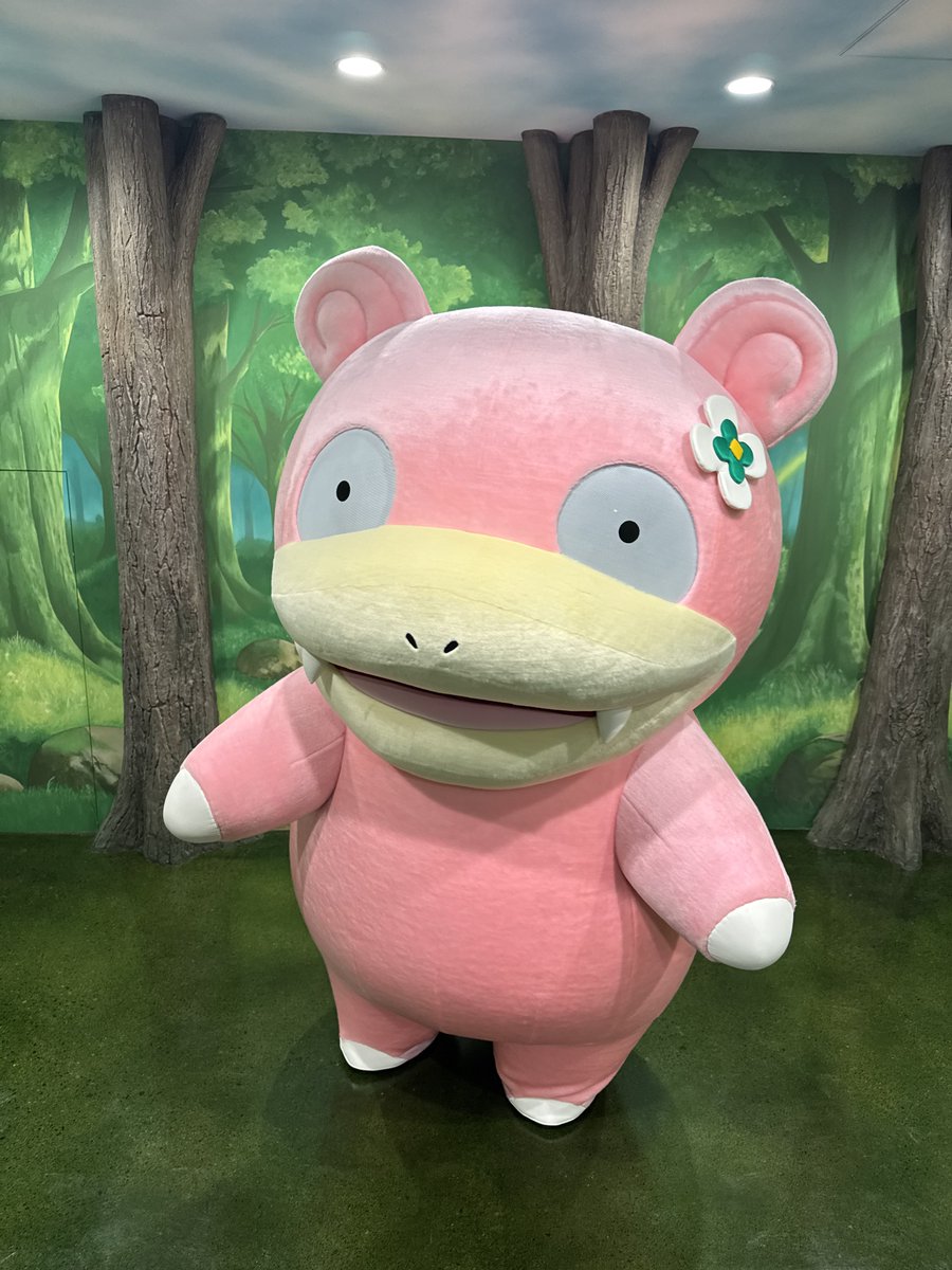 ヤドンちゃん 昨日はヤドン最推しの友達とふれあいハウスでヤドンと会えました