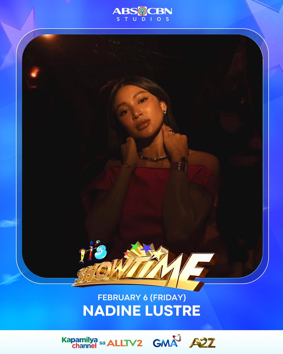 ‘The President’ is back 💖
Abangan si  Nadine Lustre ngayong tanghalian sa #ItsShowtime!  

#ShowtimeFEBmalakasan
