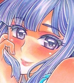 ルーさん色紙
ほんのちょっとてを入れました。 