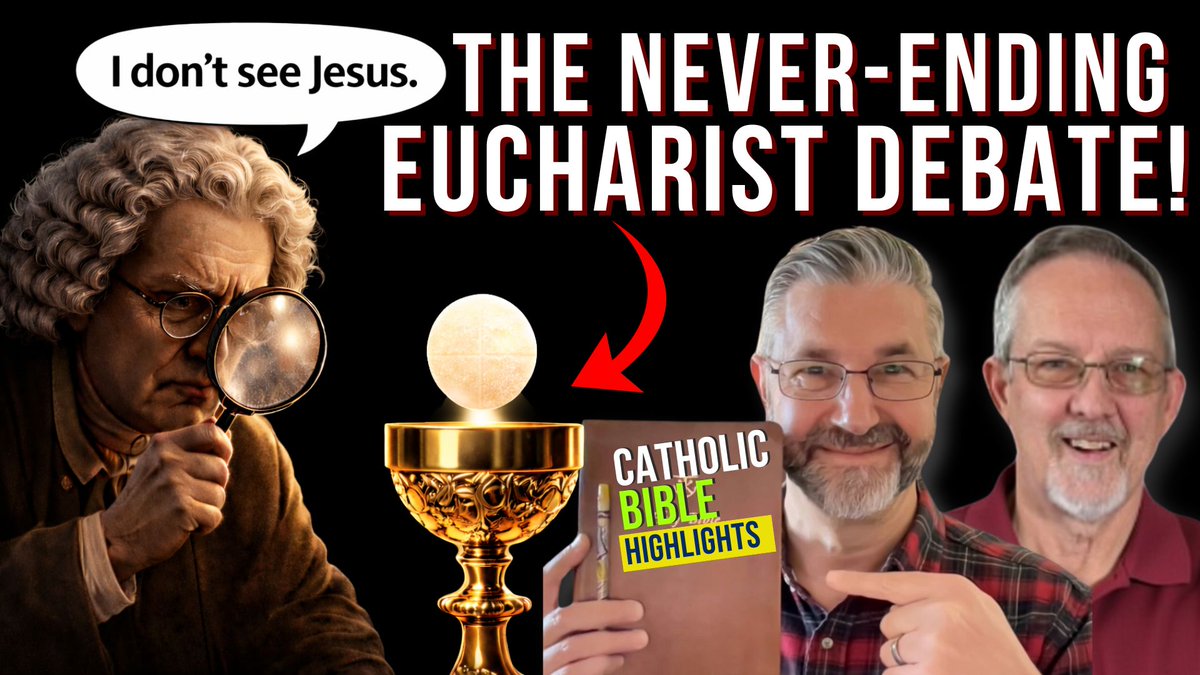 Confronting a Common Calvinist Canard about Catholic Communion...
[watch] youtube.com/watch?v=5nlFtl…