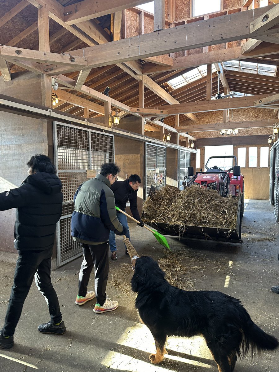 昨日は、厩舎パートナーの皆さまに牧場へお集まりいただき、
懇親会を開催しました🐴

当日は、牧場内のカフェが1日限りのお寿司屋さんに早替わり🍣
和やかな雰囲気の中、直接お話しできる、あたたかく貴重な時間となりました。

また、 <a href="/netkeiba/">netkeiba</a>