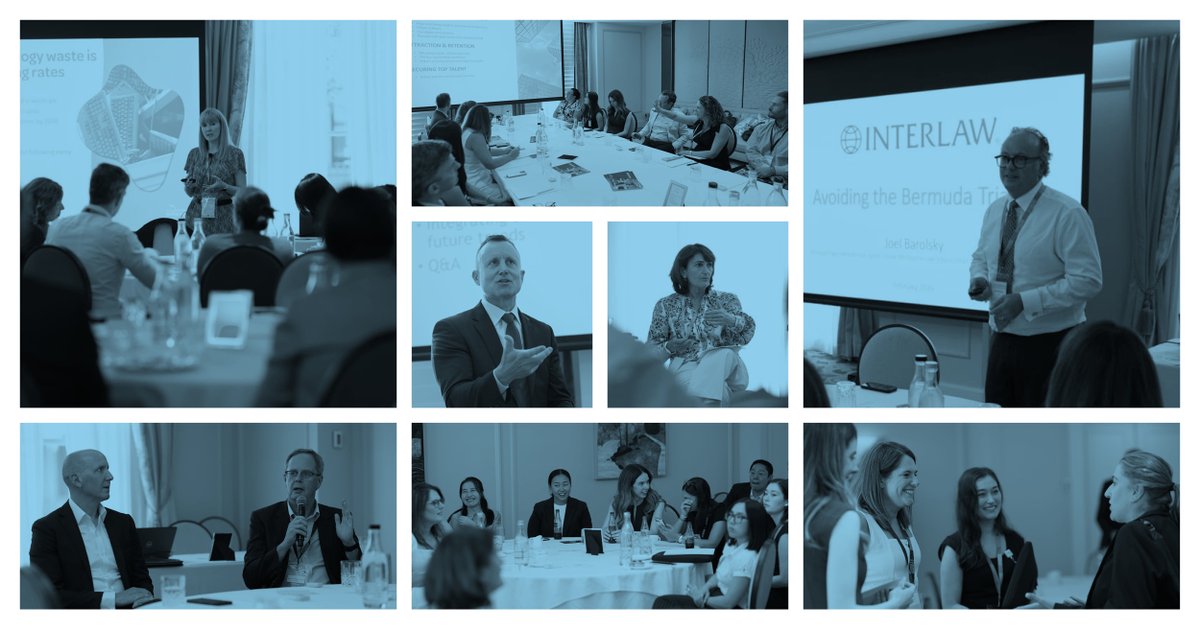 Day two of #Interlaw2026APRM continued with sessions covering sustainability and community engagement, values-based recruitment, family wealth and tax, avoiding conflict by aligning for culture fit, law firm growing pains, and the importance of shared values.