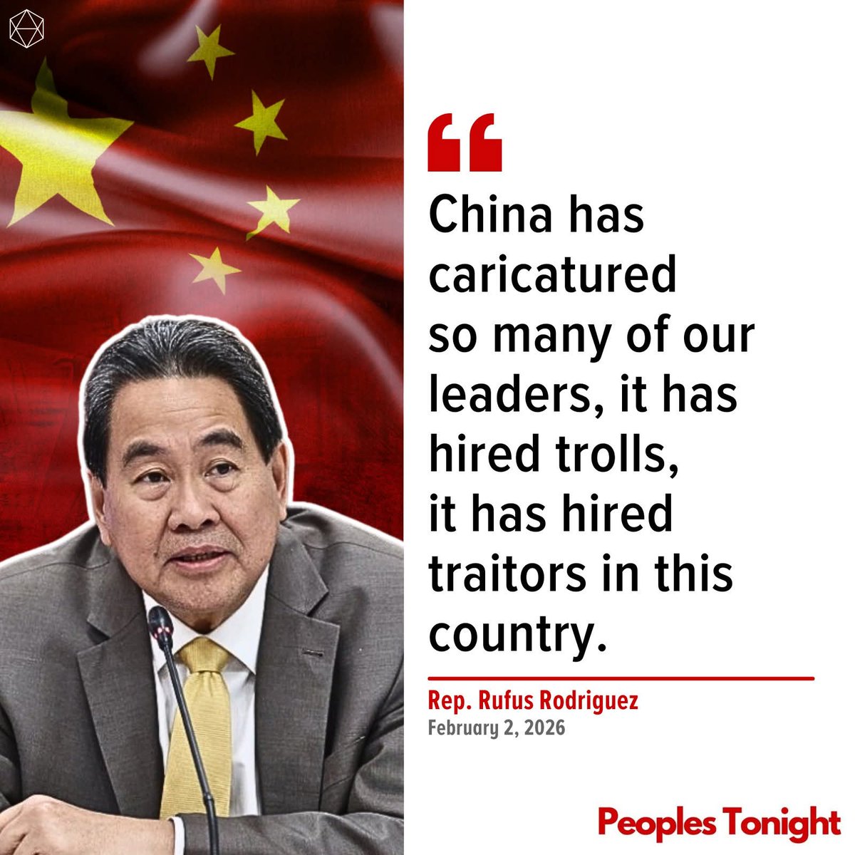 Sinakop ng China ang WPS pati narin utak at prinsipyo ng mga DDS na bayaran.