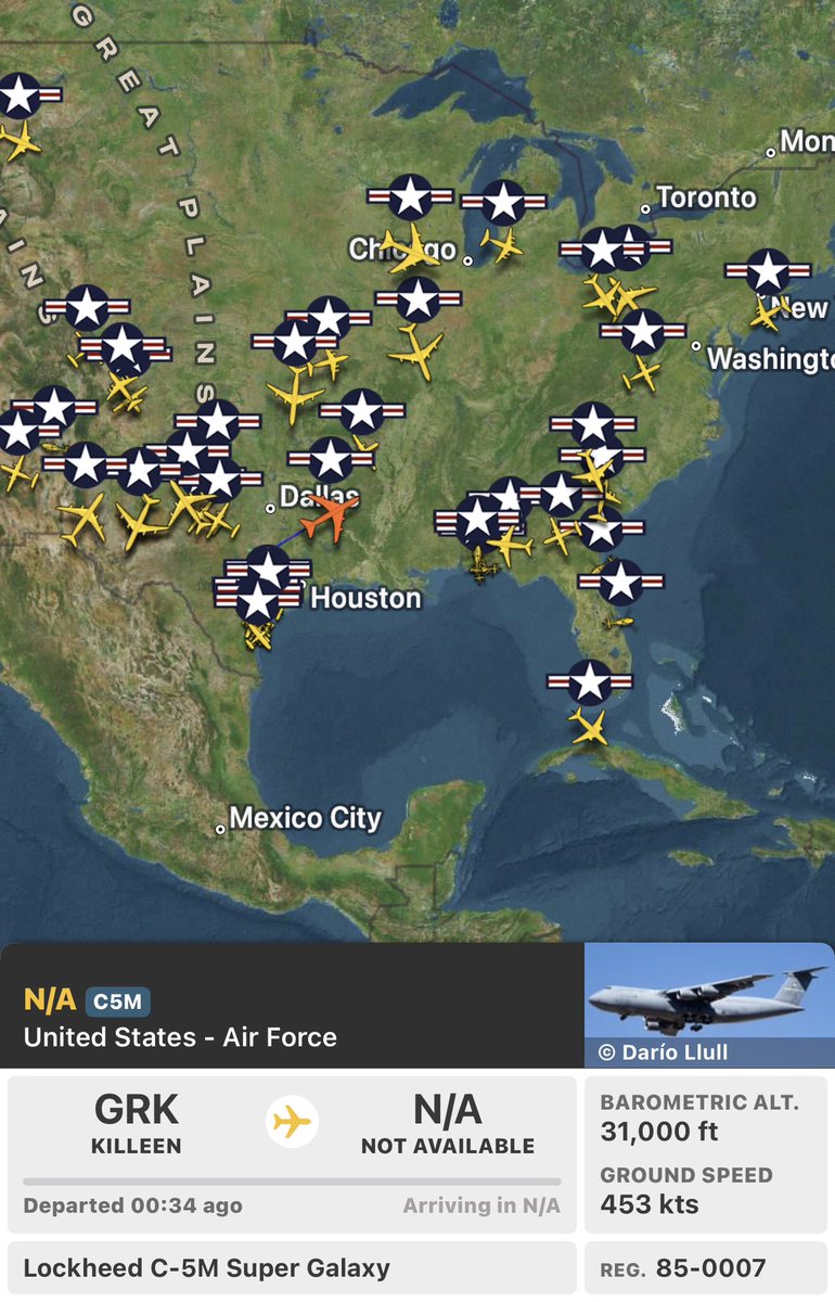 Tracking these C-5 big haulers