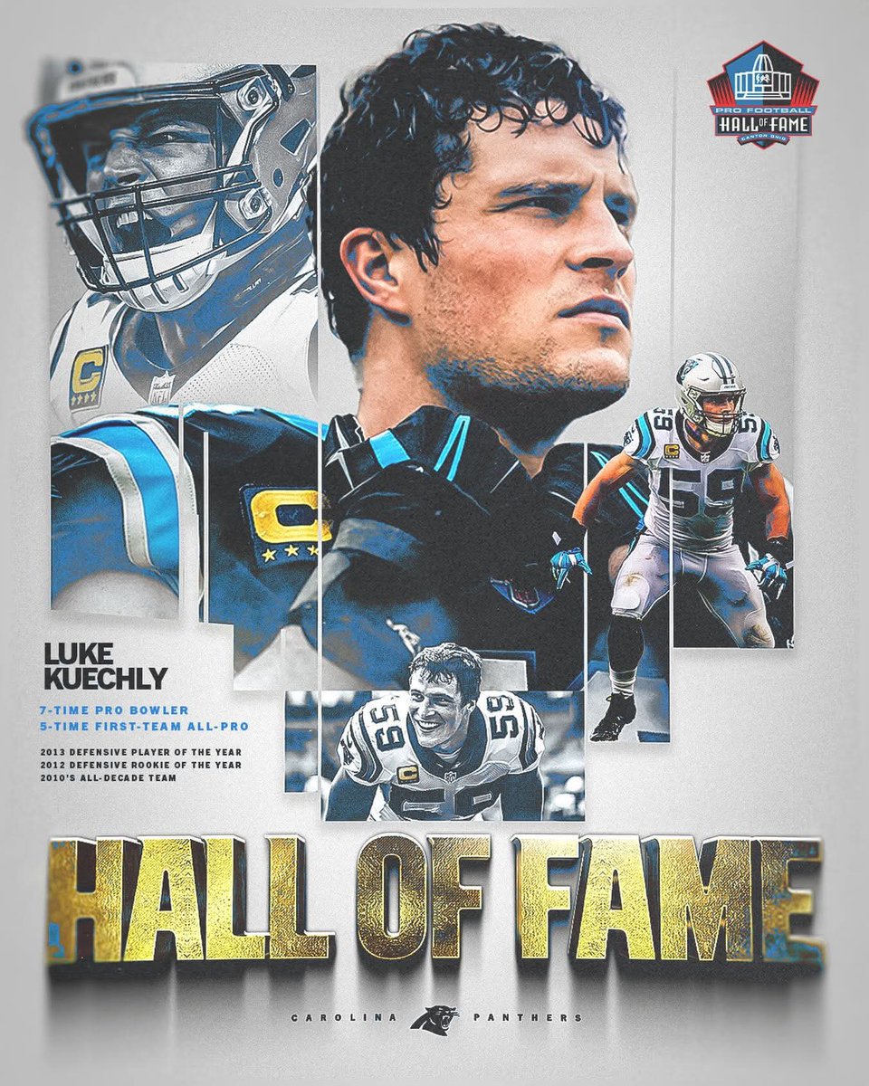 PanthersCDMX's tweet photo. LUUUUUUKE ingresa al Salón de la Fama de la NFL #KeepPounding    🏅🫡🏈 !!! https://t.co/9C1OfJHEx0