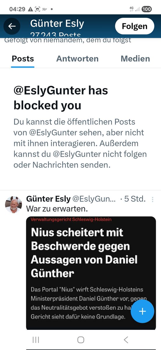 Es ist schon erstaunlich, daß manche Menschen die Wahrheit nicht ertragen können....naja, wenn ihnen die Argumente fehlen!