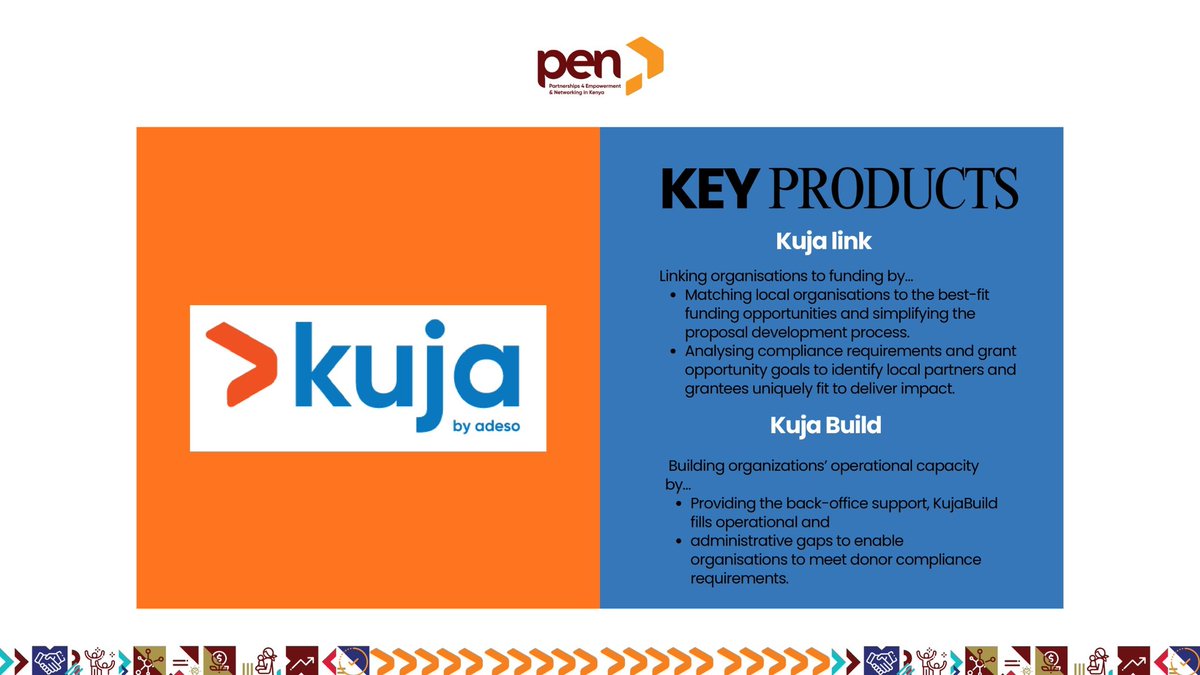 PENKenya's tweet photo. Kuja means “come” in Swahili, an open invite to bring people, communities, and organizations closer.
Two powerful products. One shared purpose. Bigger impact.
#KujaBuild #KujaLink https://t.co/7aCLB5larr