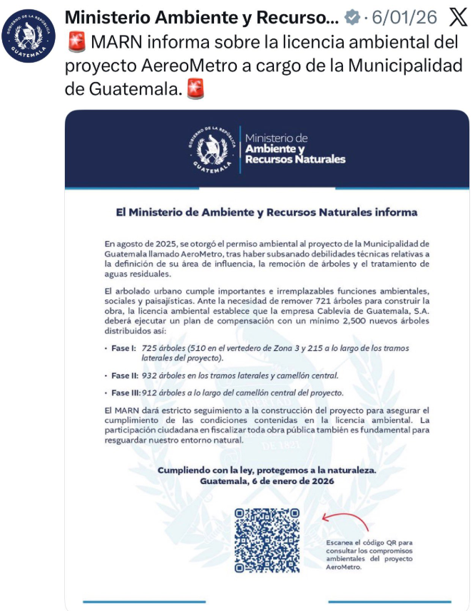 Samuel Pérez  parece que sufre de amnesia (será el polvo)

Pretende poner un amparo contra el "Teleférico de los unionistas" pero se le olvida:

- Que  Patricia Orantes fue quien aprobó la licencia ambiental y
-  Que Arévalo negocio con la muni

Aquí les dejo el permiso de