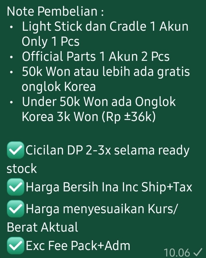 OnewooStore's tweet photo. OPEN PO GO INA🇲🇨
#BTS OFFICIAL LIGHT STICK VER.4

📍PL ada di gambar

✅️LIMITED SLOT
✅️OPEN CICILAN DP (on pict👇🏻)

Ask/Order? DM📩 
Or Join Us (G.O Wa = Fast Respon) Link on Bio📍

#방탄소년단 #BTS_Official_Lightstick_Ver4 https://t.co/4owVIhbQFy