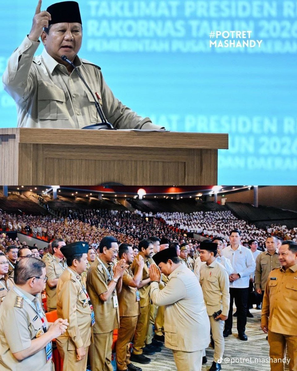 mnm_itulah_aku's tweet photo. Rakornas jadi ruang evaluasi kerja nyata bukan seremoni karena #ProgramStrategisPrabowo menuntut aksi cepat dengan Komitmen Pusat&Daerah tanpa jeda https://t.co/IXpW6REg9F