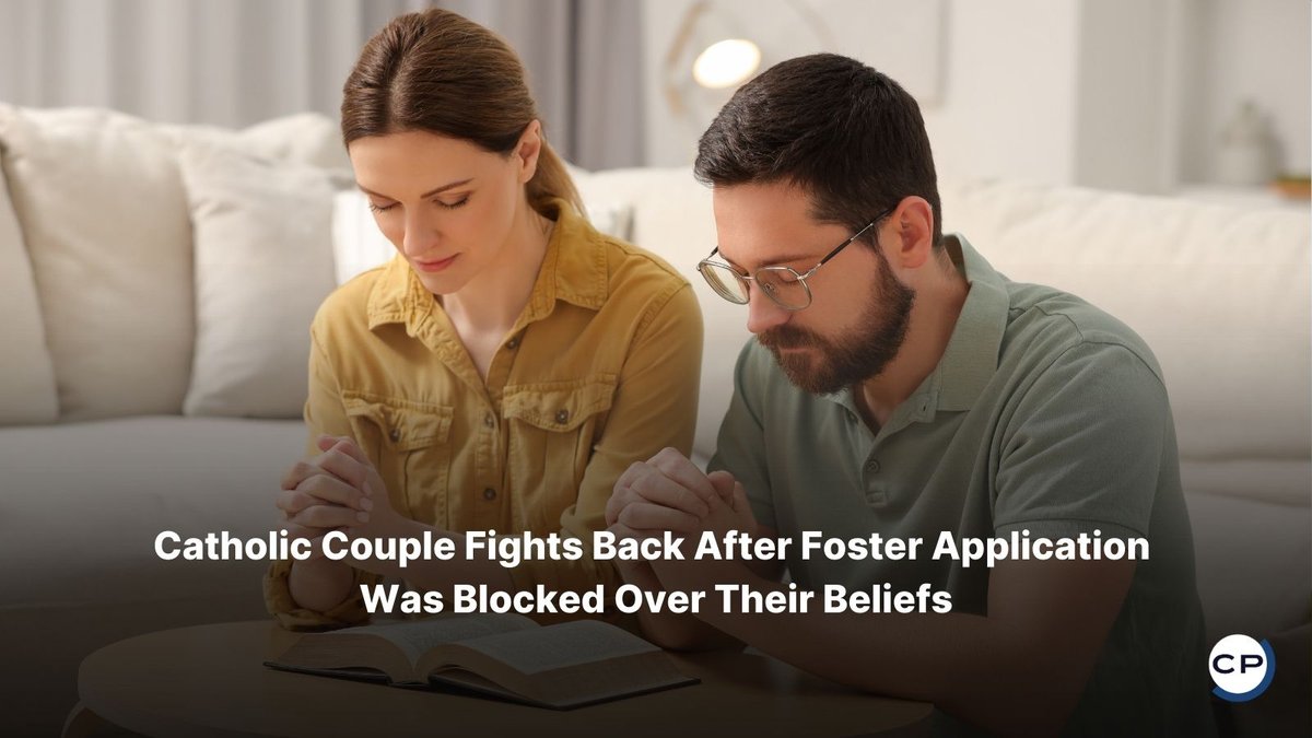 ChristianPost's tweet image. A Catholic couple was blocked from fostering because they wouldn’t affirm LGBTQ identities. They’re taking Massachusetts to court over religious discrimination.
#ReligiousFreedom #FosterCare #Catholic #LGBTQ #CivilRights
🔗 dlvr.it/TQndW7