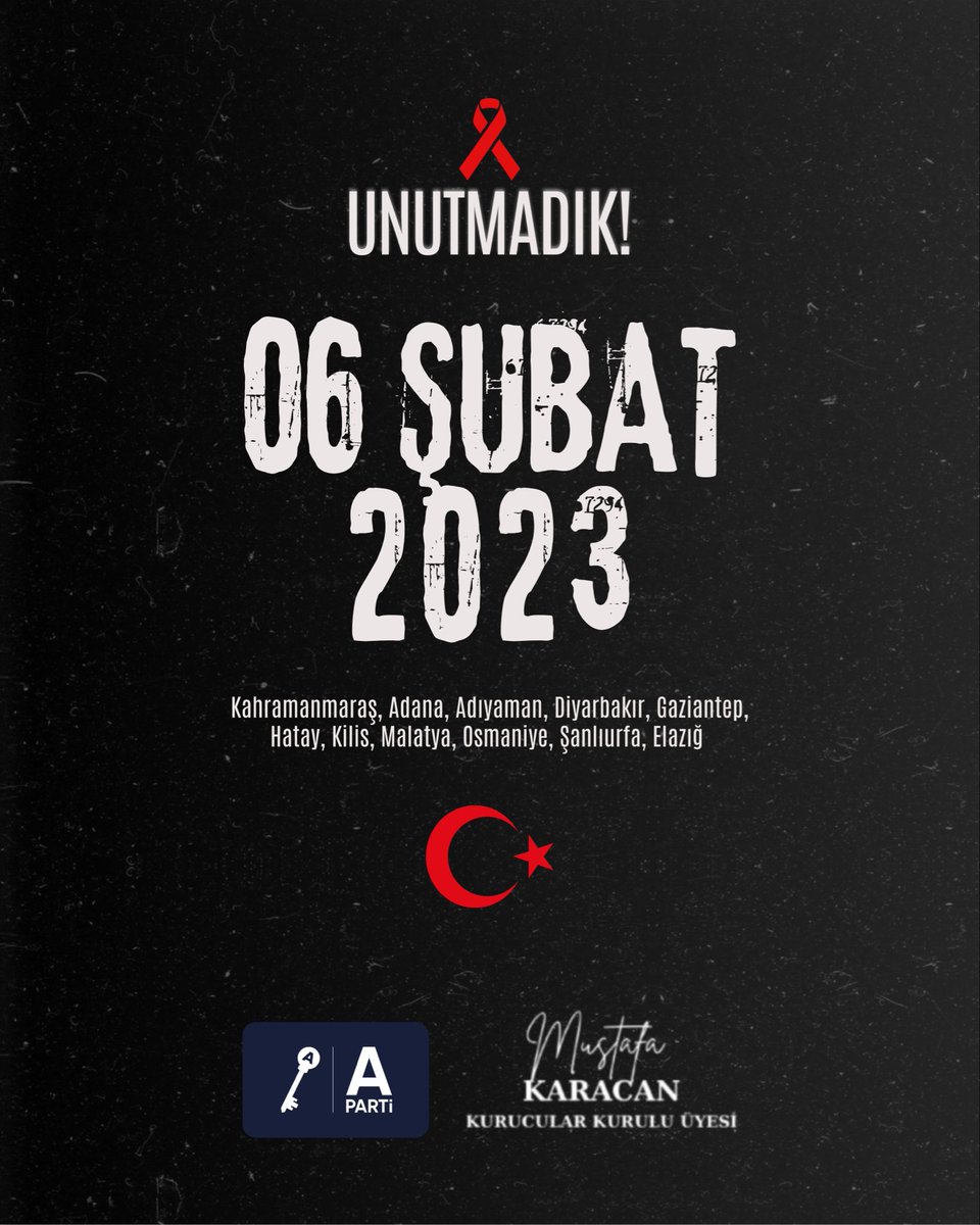 Deprem değil, hazırlıksızlık öldürür.
6 Şubat bize ihmalin, plansızlığın ve denetimsizliğin nelere mal olduğunu gösterdi.

Kaybettiklerimizi rahmetle anıyor;
bir daha yaşanmaması için aklı, bilimi ve sorumluluğu esas alıyoruz.

#deprem 
#6subatdepremi