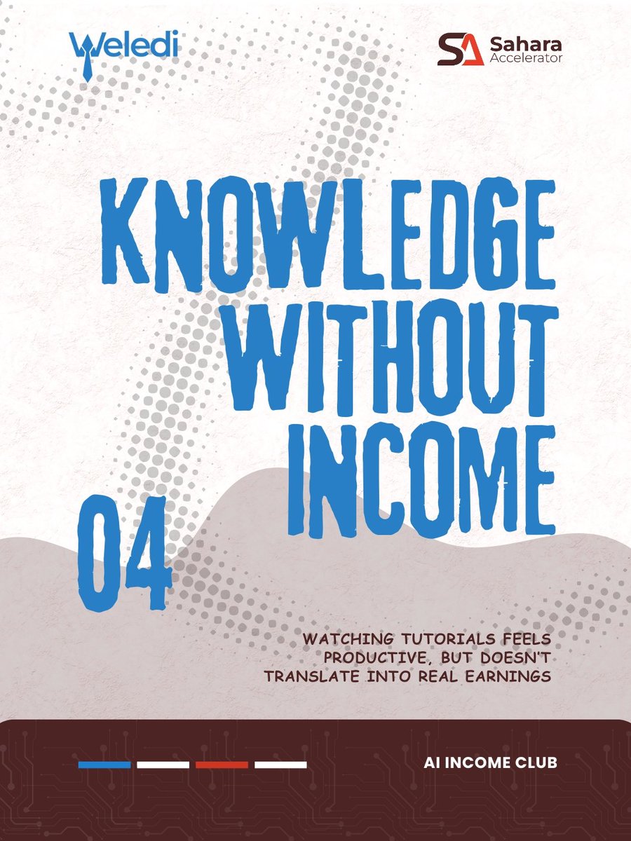 SaharAccelerate's tweet photo. AI can generate income but only if you know how.  We’ll show you HOW. 

Join the AI Income Club.
https://t.co/Vu5HJXPOam https://t.co/ZmdVcHuax6