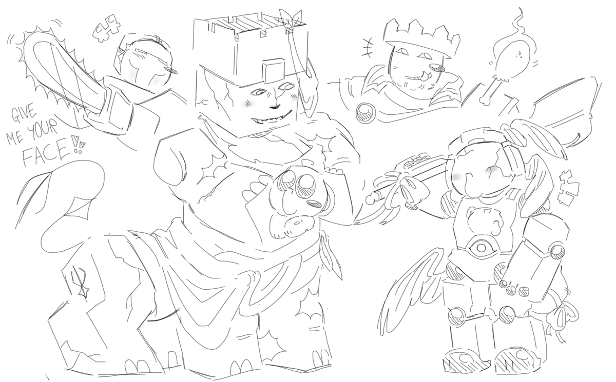 voidistsystem's tweet photo. battling my HEADCANONS !! also hi chainsaw battler and turking i guess
.
.
#thebattlebricks #father #cesus #turking #chainsawbattler #Headcanons https://t.co/HgM4Xz4Len