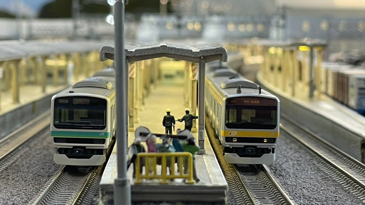 【東京・本店4階】昨日ご来店のお客様③

常磐緩行線の並びなどです！

※ 7,8番線使用

#リカラー #Re_Color #鉄道模型 #ｎゲージ  #レンタルレイアウト