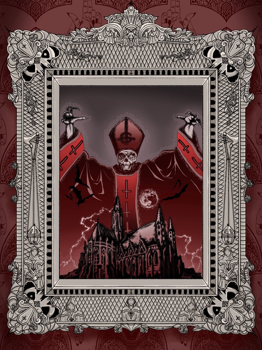 BiolumeStudio's tweet photo. Counting down til my ritual, here’s my piece for Opus Eponymous, 1/5 of my Ghost Project! #thebandghost https://t.co/U05UThu2uZ