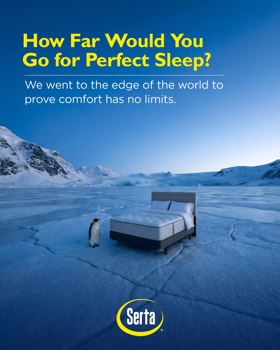 SertaME's tweet photo. When comfort knows no boundaries.From anywhere… to everywhere.
#ComfortWithoutLimits #DreamBeyond #SleepAdventure #Serta #SertaComfort #LittleBigMoments #PerfectSleep #SleepBetter #SleepComfort #BetterRest #SleepQuality #SertaMattress #Mattressstore #Bedstore #HealthySleep https://t.co/fGD7Ko32Yu