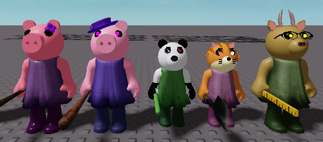 Based off the Penny skin, heres Mother, Grandmother, Pandy, Kitty, &amp; Teacher redesign concepts
No sheepy cause her Twilight Alt is sufficient enough
(I think I may have accidentally copied Alan my bad)

Might try this method with Elly, Daisy, &amp; Dessa idk