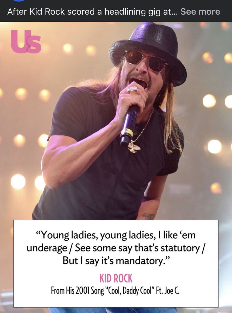 Ro53384Lizabeth's tweet photo. @OfS93568 @WellsJorda89710 @TPUSA @NICKIMINAJ @KidRock Yeah, pervs stick with each other! https://t.co/ZKJ6czsafi