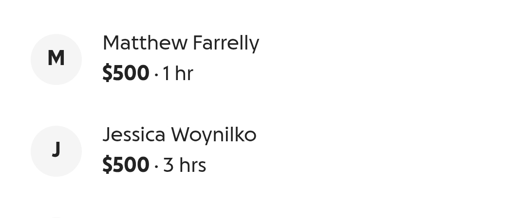 zelina_deol's tweet image. These are Top donors for Referee Daphne family.

Bayley, Liv, Waller, Tiffany, Nattie, Cathy, Samantha.