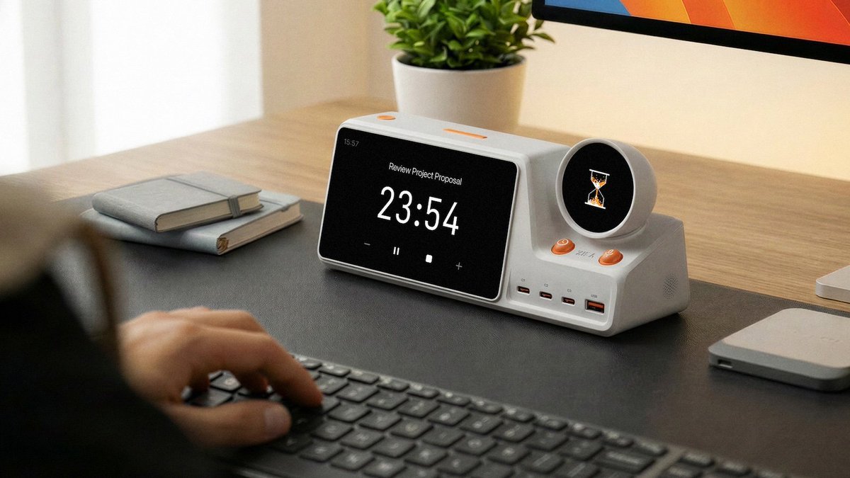 Cool gadget of the day...

This is the ZIEA One AI Desktop Calendar.

You can speak to it in natural language to plan tasks, take notes, make a to-do list, and more. 

It syncs with your Google/Apple/other calendars.

With one tap, you can put your phone on DND.

Has a cool small