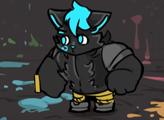 FrumpyFox's tweet photo. Made my friend moonpaw a castle crashers skin 

It’s so cute https://t.co/czWcxnn0bL