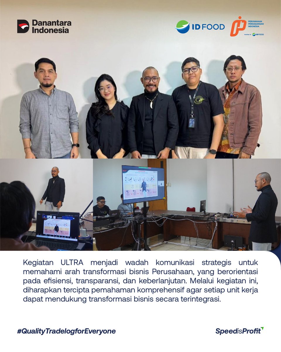 Dalam rangka memperkuat pemahaman mengenai tata kelola SBU Property, PT PPI menggelar kegiatan Ulas Transformasi dengan tema TAKESI (Tata Kelola SBU Property Terintegrasi) yang dipaparkan oleh Kepala SBU Property PT PPI, Shenndy Limpratama secara daring pada Jumat (6/2/2026).