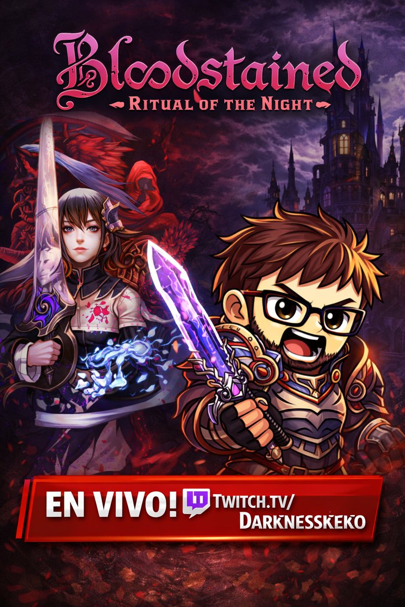 Darknesskeko's tweet photo. Hoy se acaba Bloodstained sí o sí… y ninguna gripe me detendra. 💀⚔️
#Bloodstained #RitualOfTheNight #Gaming #Darknesskeko
🔗 https://t.co/es54J1yX8V https://t.co/2IvXUPnoHL