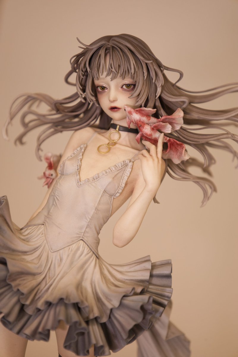 ワンフェス2026冬　お品書きになります。

卓番　4-10-15(4ホール)

✨「揺痕(ようこん)」

3Dプリンタ出力品ガレージキット
全高：約30cm
価格：¥30,000
販売数：５個

#WF2026W  #WF2026Wおしながき 
(↓続きます)