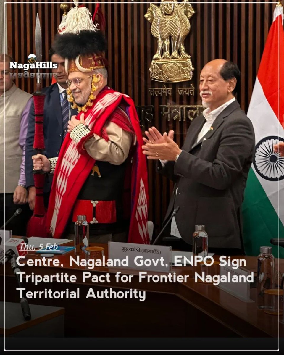 The signing of the FNTA for Eastern Nagaland marks a new chapter—promising development, dignity, and long-awaited recognition for the aspirations of the people. 

Congratulations to ENPO &amp; the people of the region on the historic signing of the FNTA.