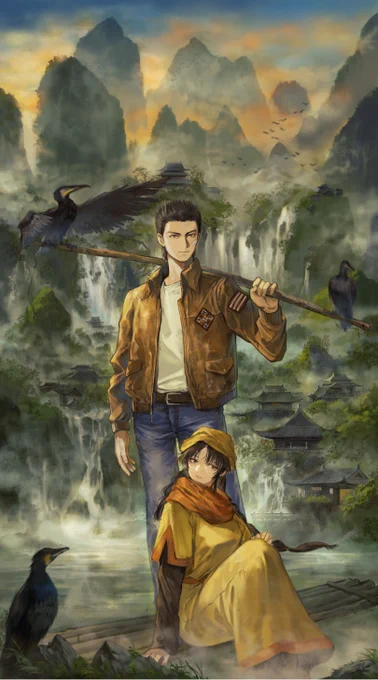 この度、THIRD EDITIONS出版社様よりご依頼をいただき、『La Saga Shenmue』の表紙イラストを制作させていただきました。好きな作品に関わることができて、とても嬉しいです!