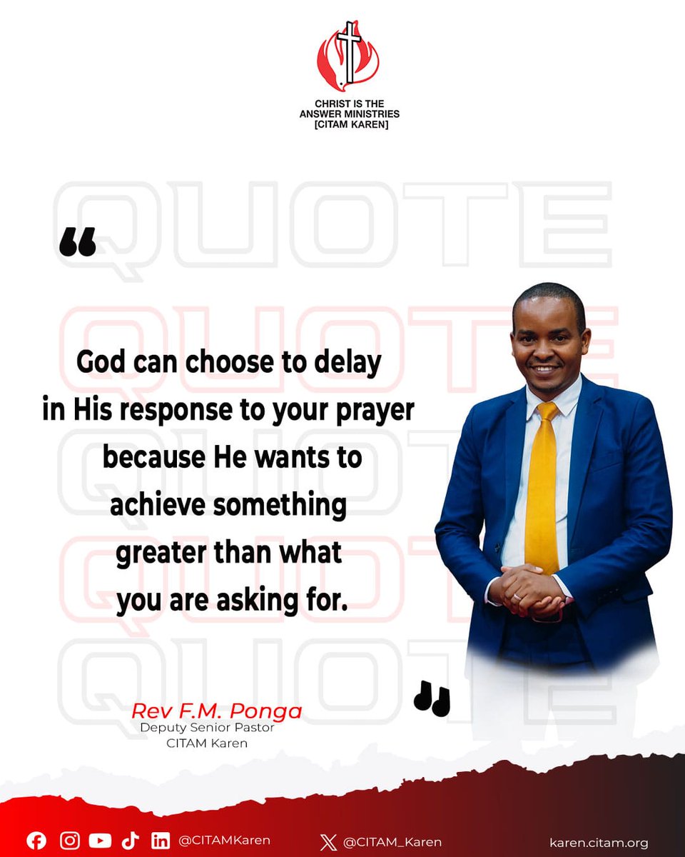 FednarndPonga's tweet photo. A snippet from last Sunday's sermon: HE COMES AT HIS TIME.. 

@CITAM_Karen https://t.co/3kOiZl0e7g